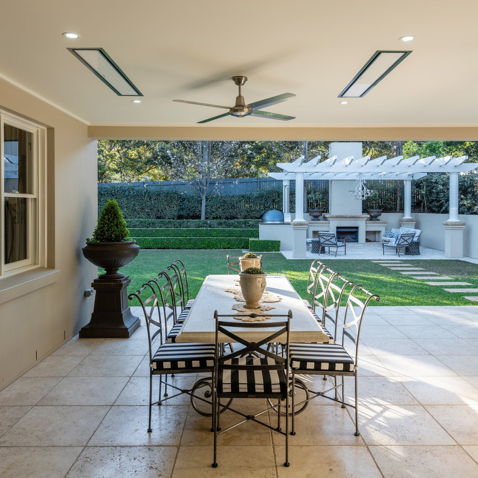 Bromic Platinum Smart-Heat 3400W Electric Patio Heater, White