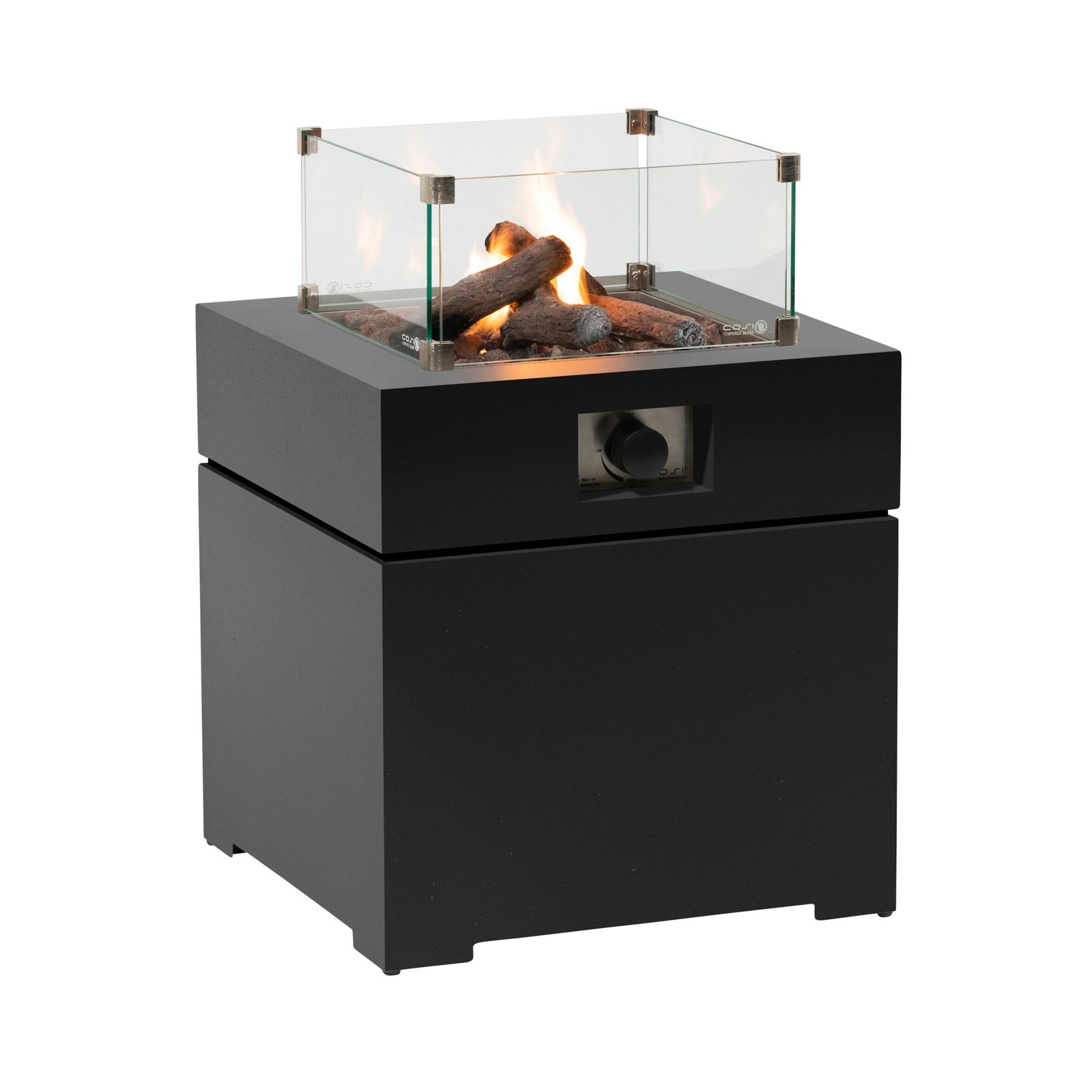 Cosi Cosibrixx 60 Compact Gas Fire Pit, Anthracite
