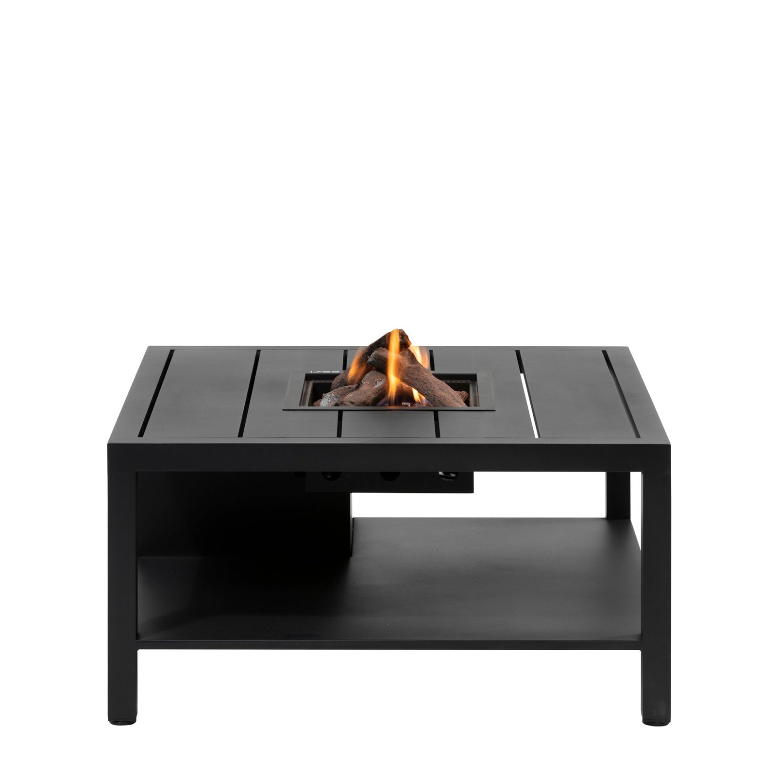 Cosi Cosiflow 100 Square Aluminium Gas Fire Pit Table, Anthracite
