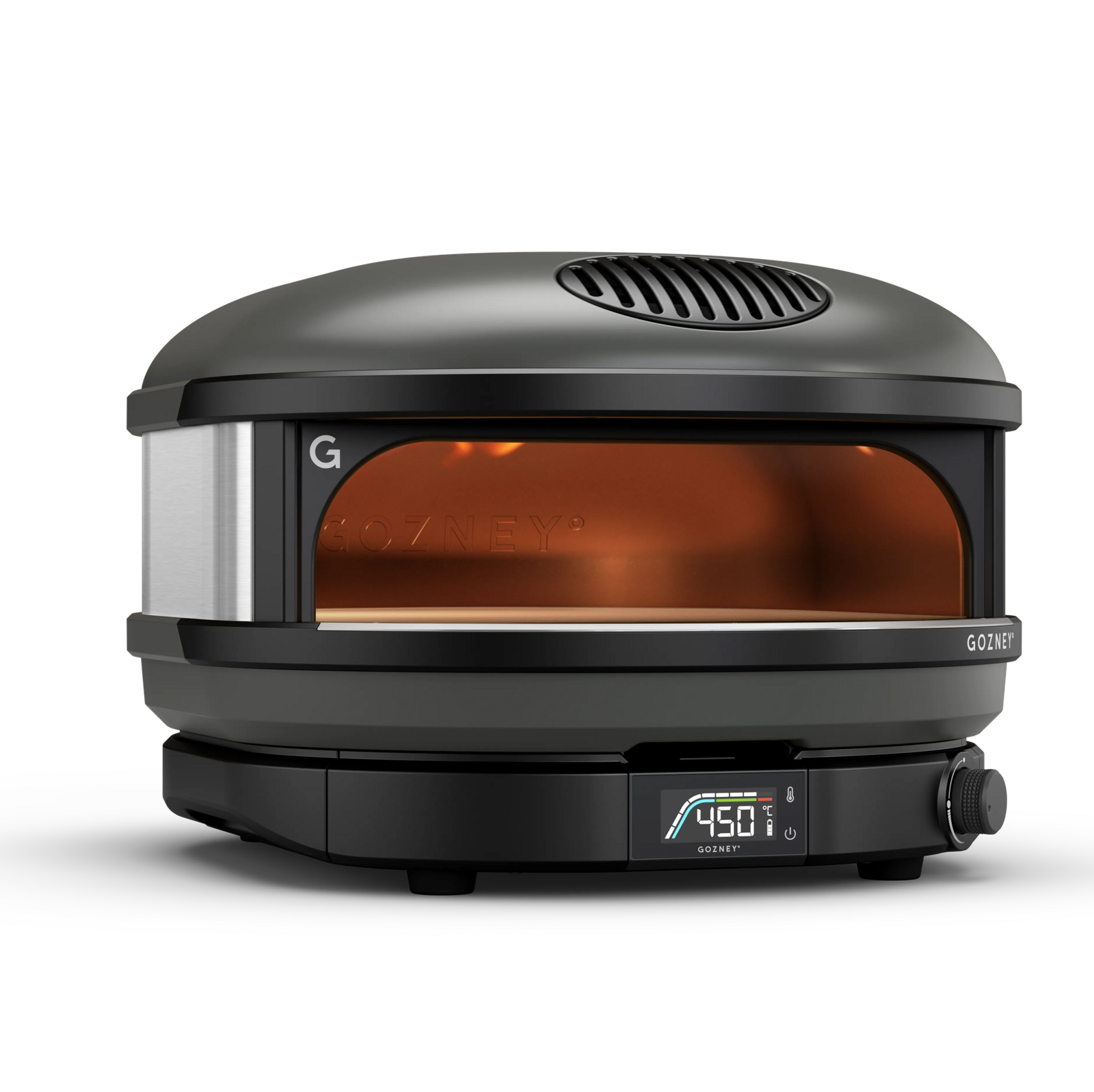 Gozney Compact Gas Pizza Oven for 14" Pizzas with Rolling Flame Burner, Off Black