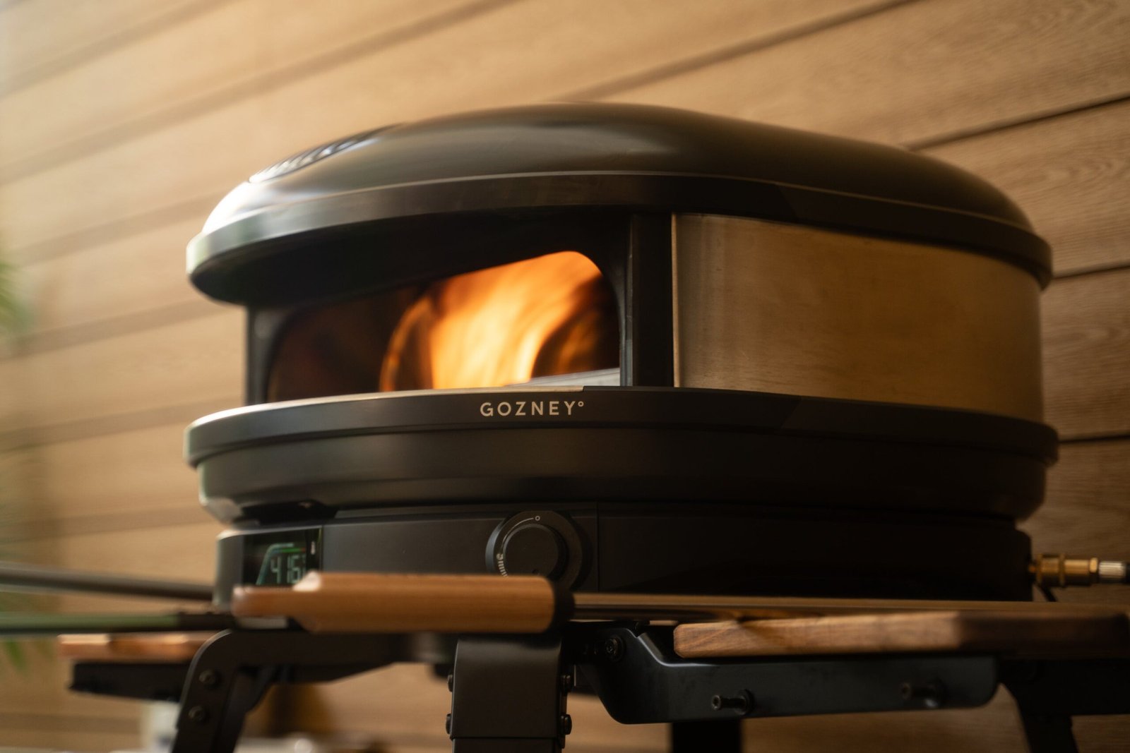 Gozney Compact Gas Pizza Oven for 14" Pizzas with Rolling Flame Burner, Off Black
