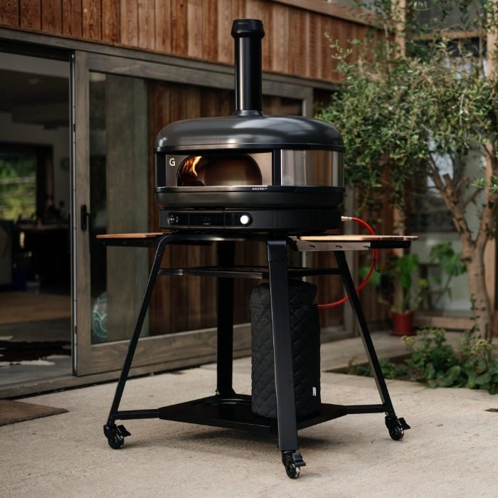 Gozney Extra-Large Multi-Fuel Pizza Oven for Wood, Gas & Charcoal with Twin Meat Probes, Off Black