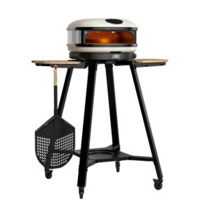Gozney Propane Gas Pizza Oven with Wheeled Prep Stand and Digital Thermometer