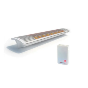 Heatscope Next 3000W Infrared Patio Heater with Smartbox Somfy io, White & Remote