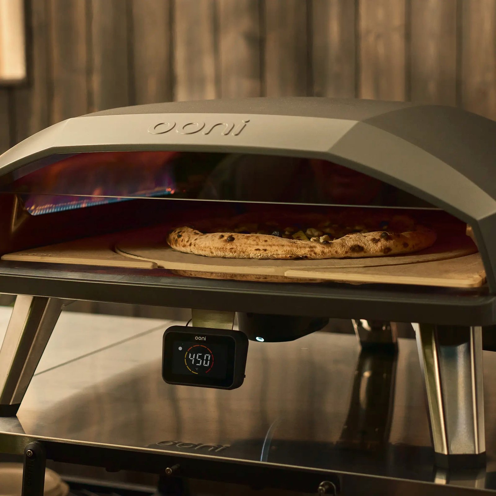 Ooni 24" Dual-Burner Gas Pizza Oven Bundle with Rotating Pizza Stone